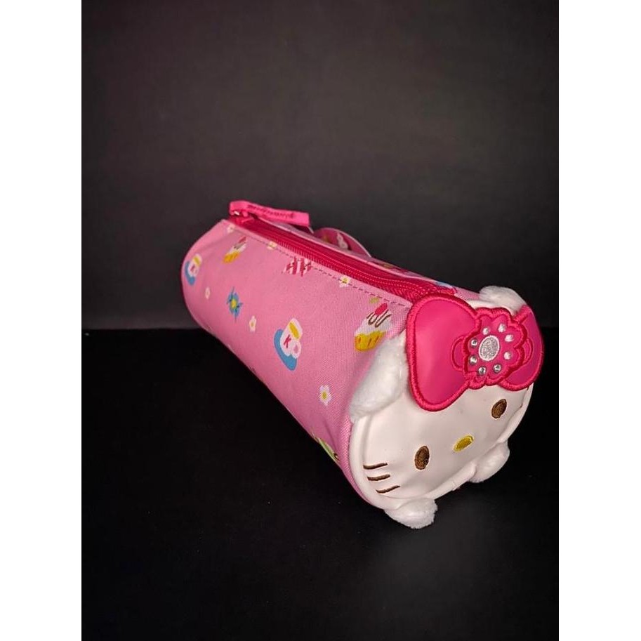 

Kotak Pensil Hello Kitty Bahan Kanvas Original Sanrio Jepang New Stok