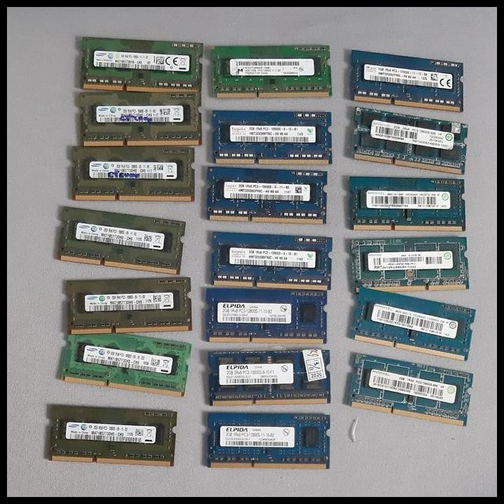 Ram Laptop notebook sodim 2gb ddr3 samsung hynix elpida