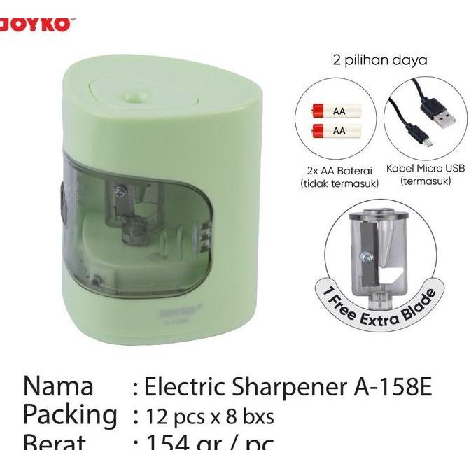 

Rautan Elektrik Joyko A 158 E Electric Sharpener Sleper New Stok