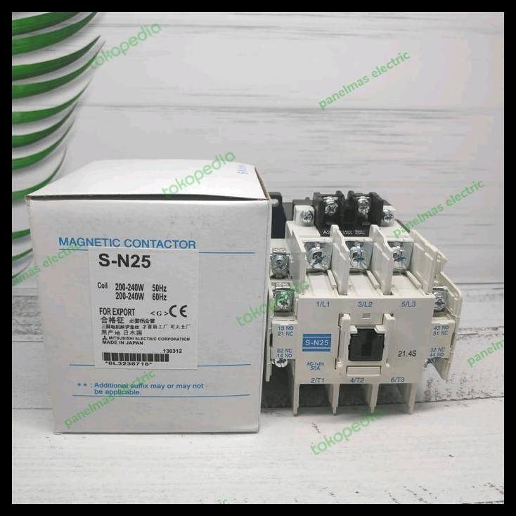 TERBARU KONTAKTOR MITSUBISHI MAGNETIC CONTACTOR SN25 