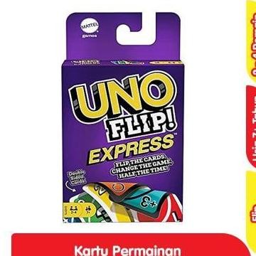 TERMURAH Kartu UNO Flip Express original Mattel WS