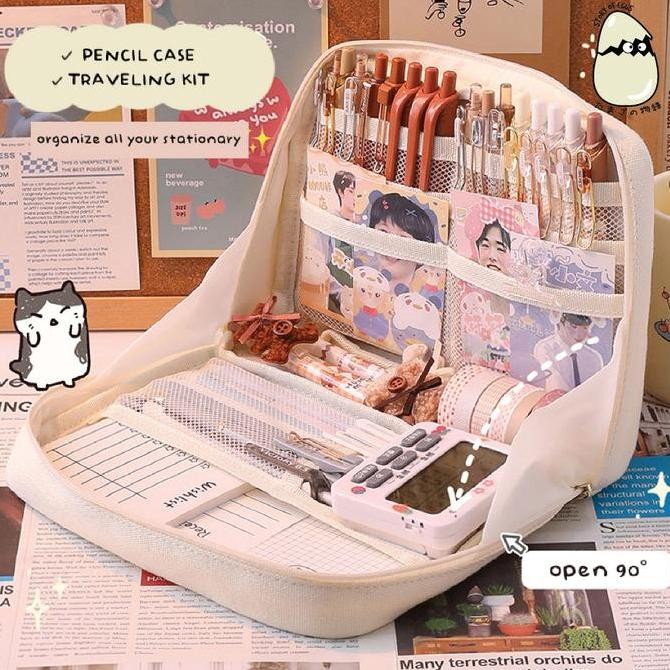 

Pencil Case Tas Pena Tempat Pensil Tas Pencil Tempat Alat Tulis 90 Kapasitas Besar Polos Pencil Case Multifungsi Pencil Box Korea Organizer Box New New Stok