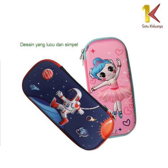 

EMS [COD] SK A39 Kotak Pensil 3D Karakter Timbul Anak Sekolah Tempat Penyimpanan Alat Tulis Anti Air Impor Stationery