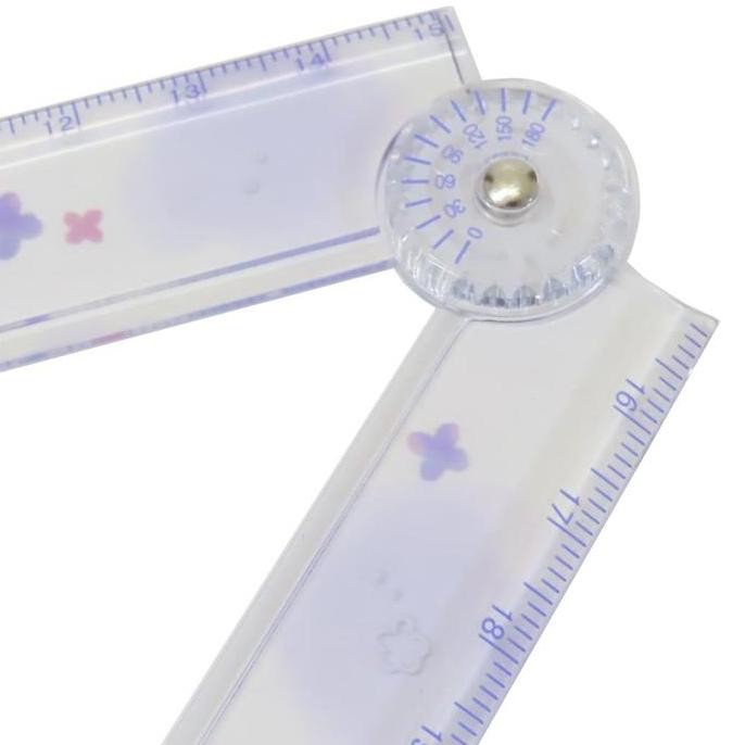 

Ruler Foldable 30Cm Sanrio Chibi Kuromi Cinnamoroll Pochacco Penggaris Lipat Busur Limited Edition New Stok