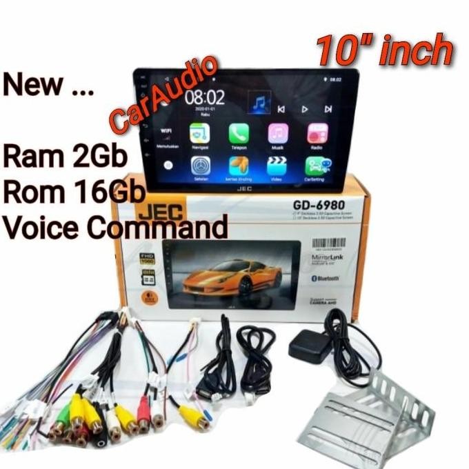 Head Unit Android 9 inch /10 inch VOICE COMAND JEC GD-6981 ANDROID JEC