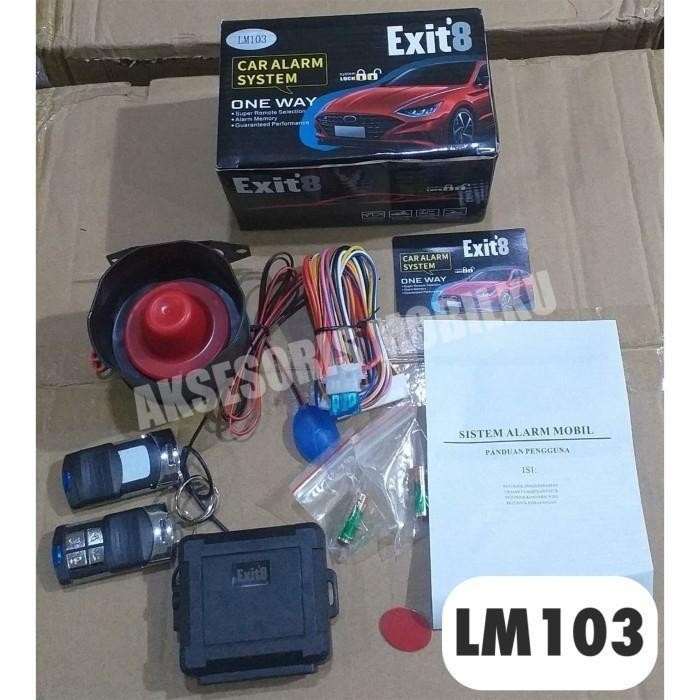 Car Alarm Mobil Ayla Model Remot Remote Sleding Exit8 Original Dan Terpercaya