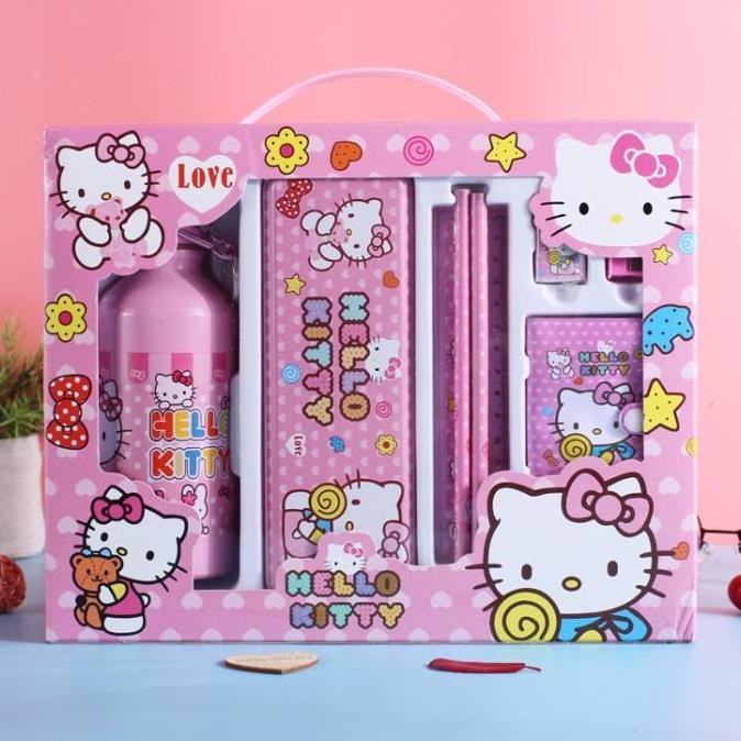 

Paket Souvenir Gift Box Stationary Karacter / Kado Kotak Pensil New Stok