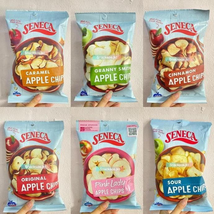 

SENECA APPLE CHIPS ORIGINAL / CINNAMON / GRANNY SMITH / CARAMEL / SOUR APPLE - USA