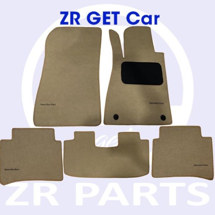TERLARIS Karpet Interior Mercedes Benz E Class W211 Beludru Beige Type ORI ZR