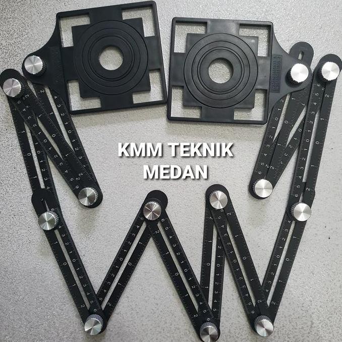 

Penggaris Siku Segi 12 + 2 Lubang Pasang Keramik Adjustable Ruller New Stok