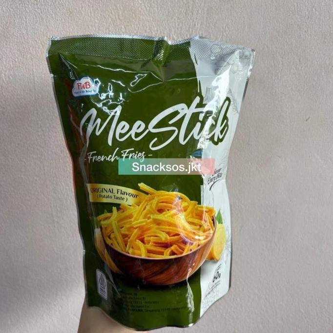 

MEE STICK FRENCH FRIES ORIGINAL / SUPERHOT SPICY / SWEET CHILI 60GR - CEMILAN KENTANG