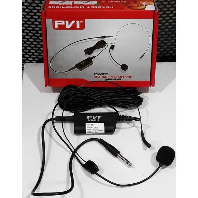 MIC Headset PVI TCM-371T Microphone Bando PVI Headset Mic Original