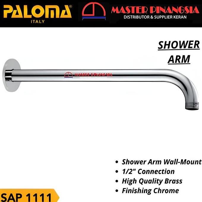 Paloma Sap 1111 Wall Shower Arm Pipa Rainshower Dinding Kamar Mandi Ready