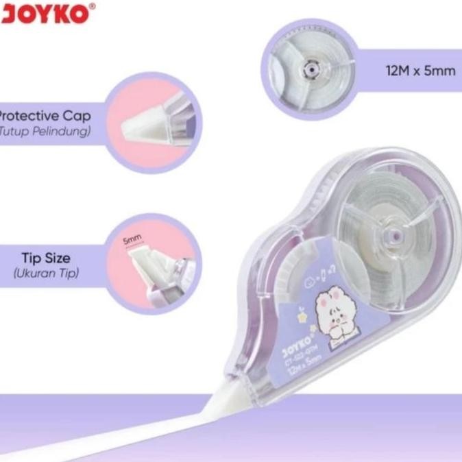 

Correction Tape Joyko 522-Gtm 12 M (1Lsn) New Stok