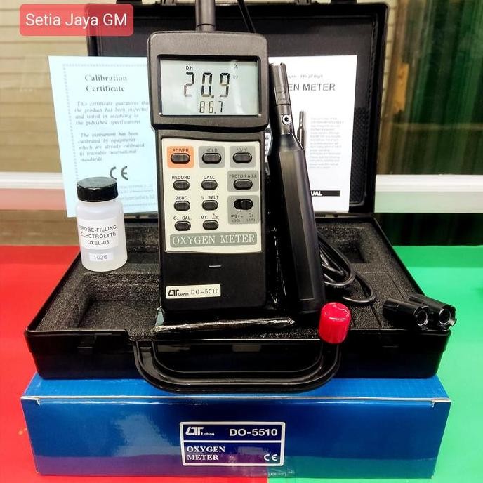 // Lutron Do-5510 Dissolved Oxygen Meter - Alat Ukur Kadar Oxygen Dalam Air 