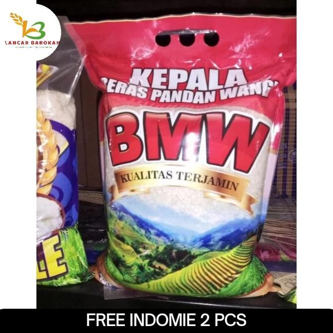 

BMW Beras Slyp superCap Bmw Super 3,5kg 5L Kualitas Terjamin Pulen Sedang Bonus Indomie 2 Pcs - Porang, Food, Bubur, Rice, Bahan P88