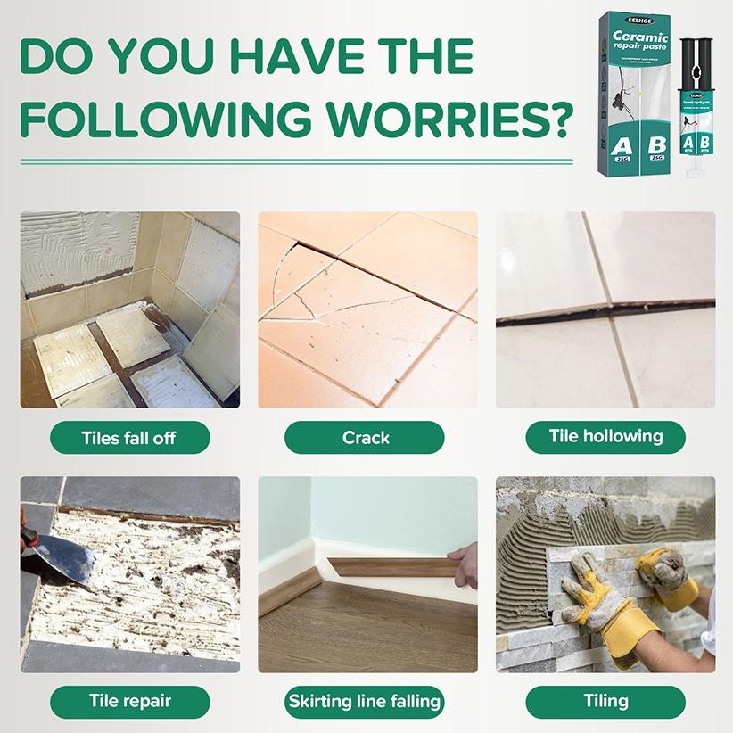 Terlaris Lem Keramik Ab Pecah Pasta Perbaikan Ubin Tahan Air Bak Kamar Mandi Perekat Keramik Lem Ab 