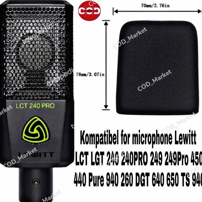 Foam Microphone Lewitt LCT 440 - Busa Mic LCT DGT TS 240 Original