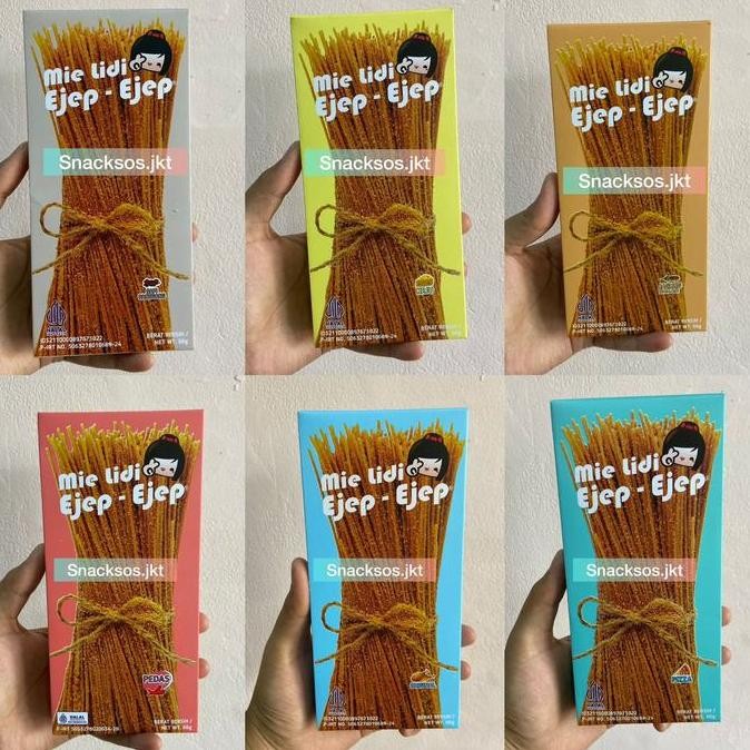 

MIE LIDI EJEP EJEP JAGUNG BAKAR / KEJU / ORIGINAL / PEDAS / PIZZA / SAPI PANGGANG - MI LIDI