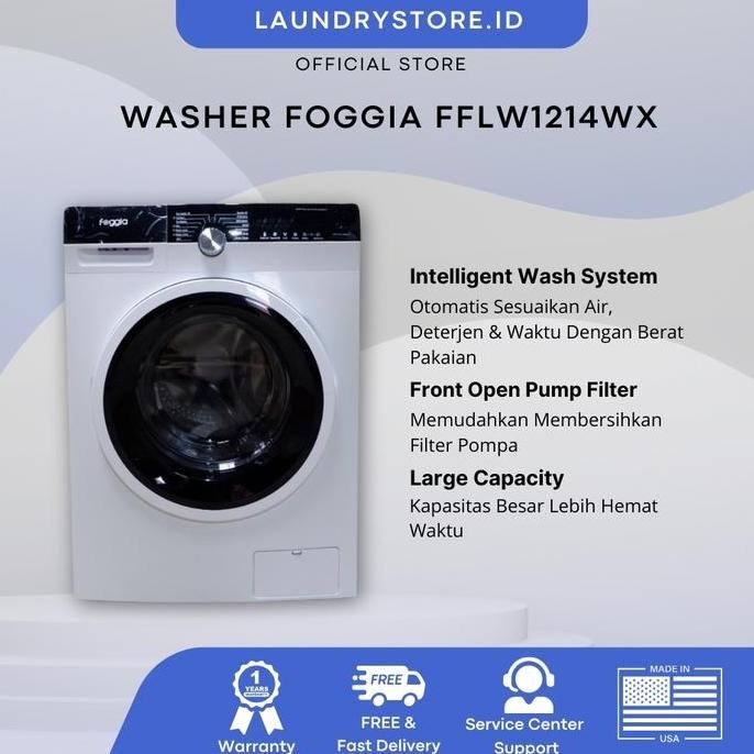 NEW Mesin Cuci Frontload Foggia