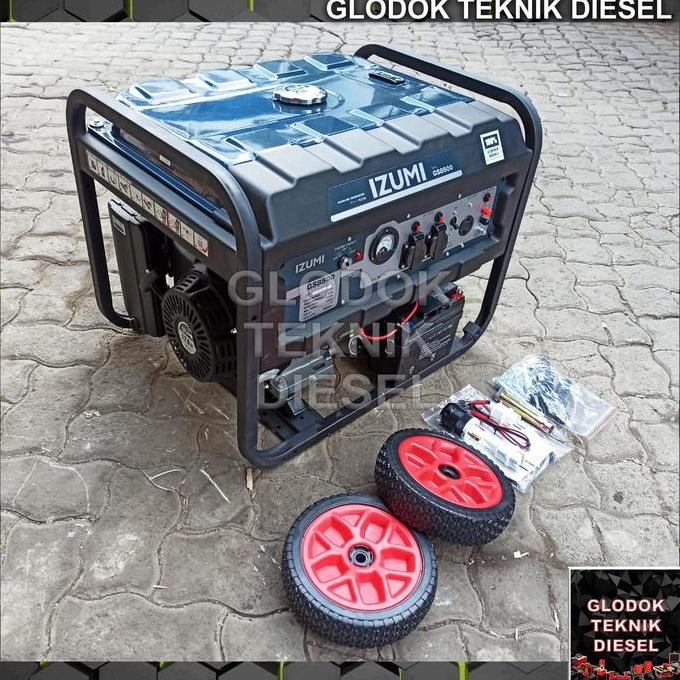 ready  IZUMI Genset Bensin 7000 watt W ( Generator Listrik ) GS-8500