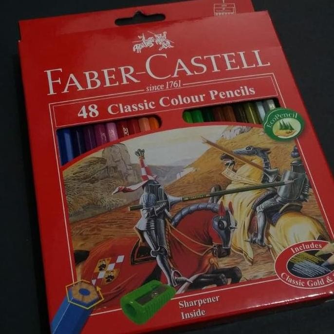 

Pensil Warna Faber Castell 48 Warna Classic New Stok