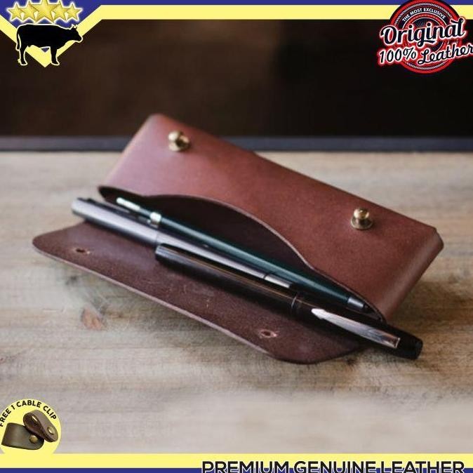 

Sarung Tempat Pensil Dari Kulit Sapi Asli Bukan Kulit Sintetis New Stok