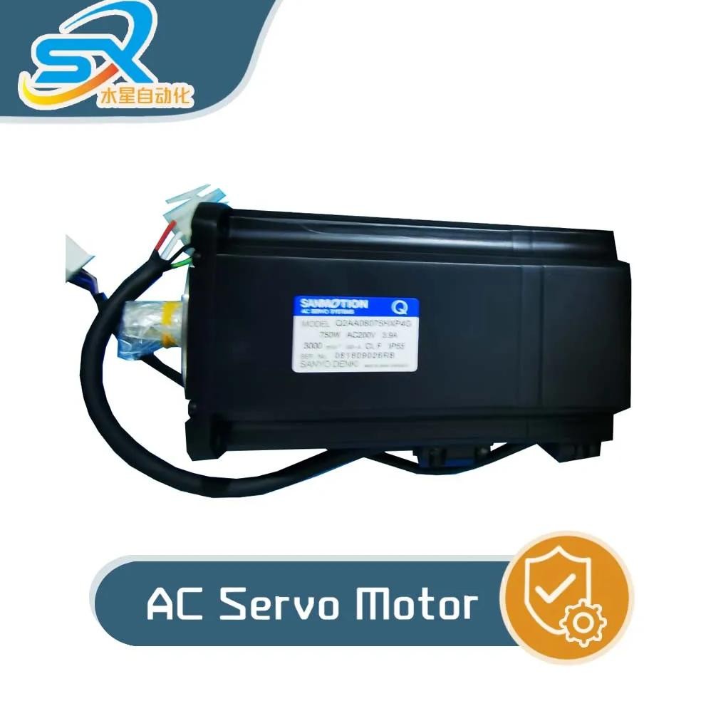 100% Genuine SANYO DENKI AC Servo Motor Q2AA08075HXP4G 750w For Industriall Automation welcome to or