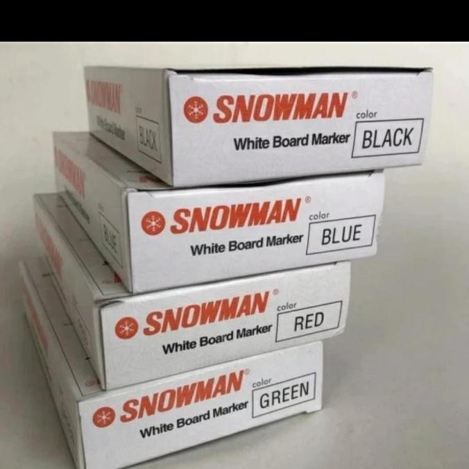 

Spidol Whiteboard Snowman (1 Pack Isi 12 Pcs ) New Stok