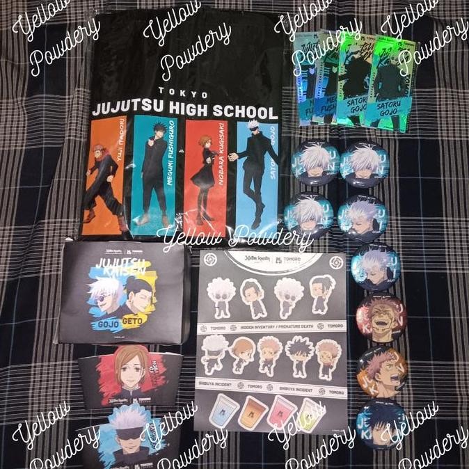 JUJUTSU KAISEN X TOMORO COFFEE LIMITED EDITION CARD SATORU GOJO GETO NOBARA ITADORI YUJI MEGUMI OFFI