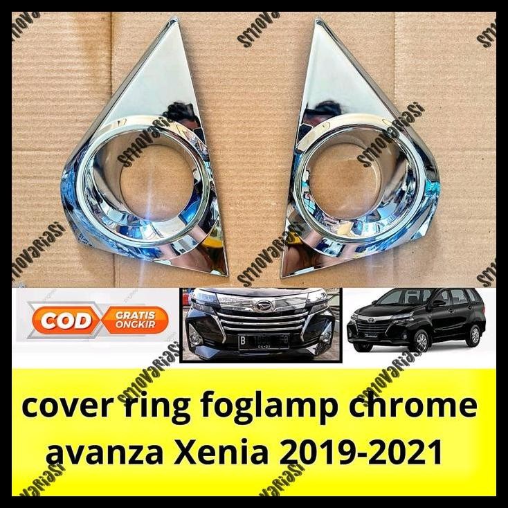BEST DEAL COVER FOGLAMP/RING FOGLAMP AVANZA/XENIA 2019 CHROME 