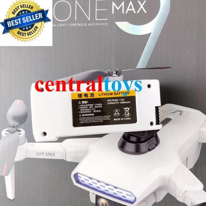 ready part baterai drone LU9 max lipo 7.4V 3500mAH propeller motor brushless