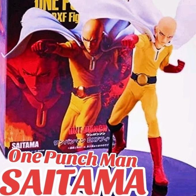 Action Figure Saitama One Punch Man Anime Saitama Sensei Statue Pvc