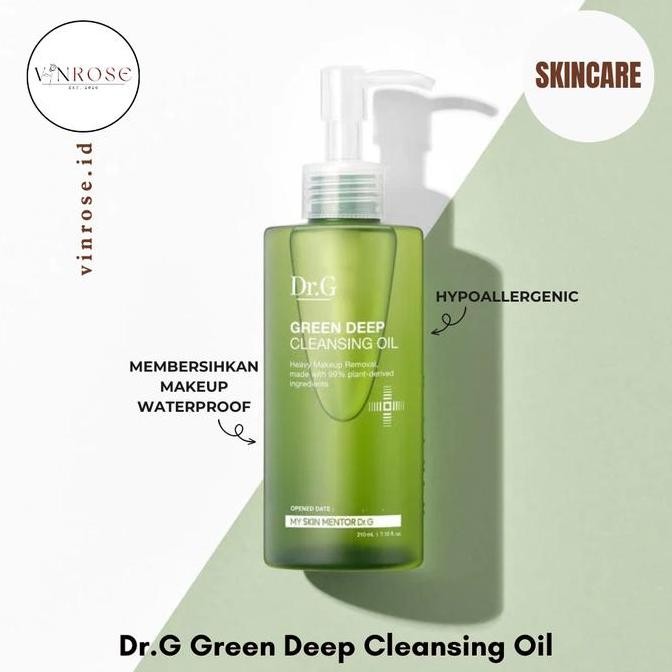 TERBARU - Dr.G Green Deep Cleansing Oil Korea Pembersih Make Up