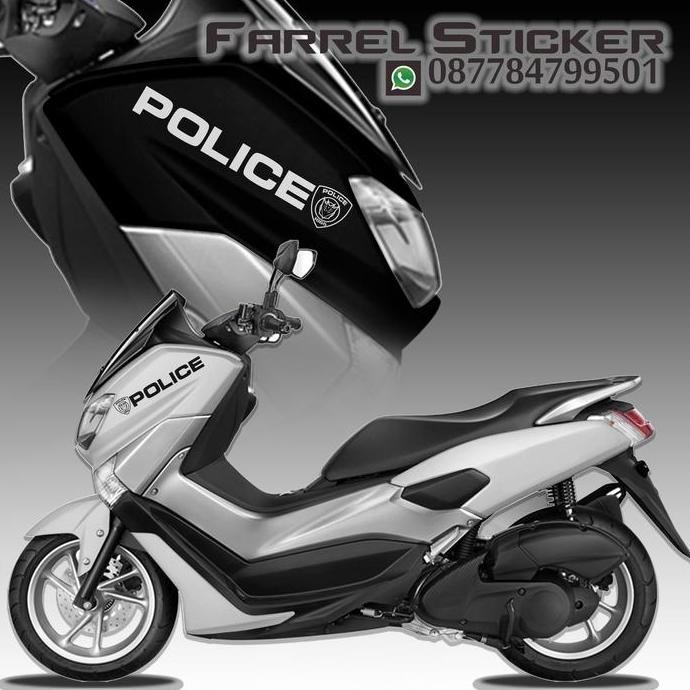 stiker sticker police nmax