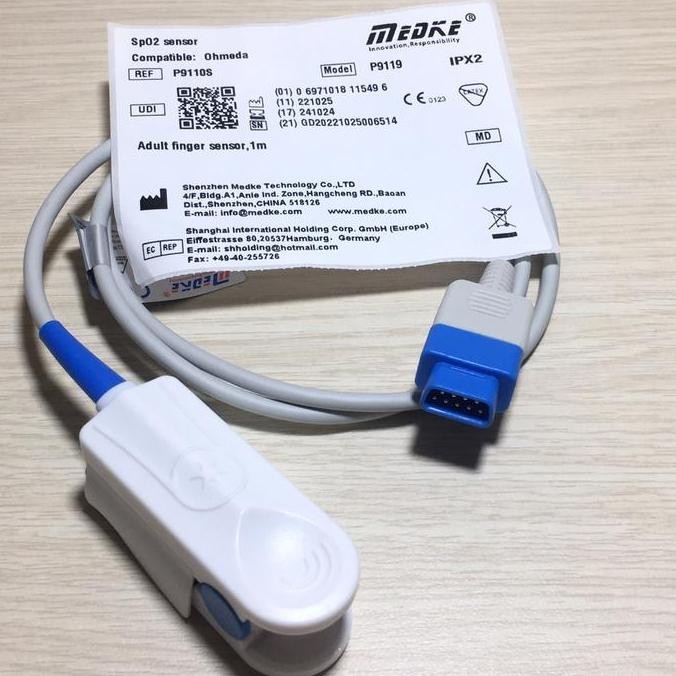 SPO2 GE Trusignal Ohmeda Adult 9 Pin