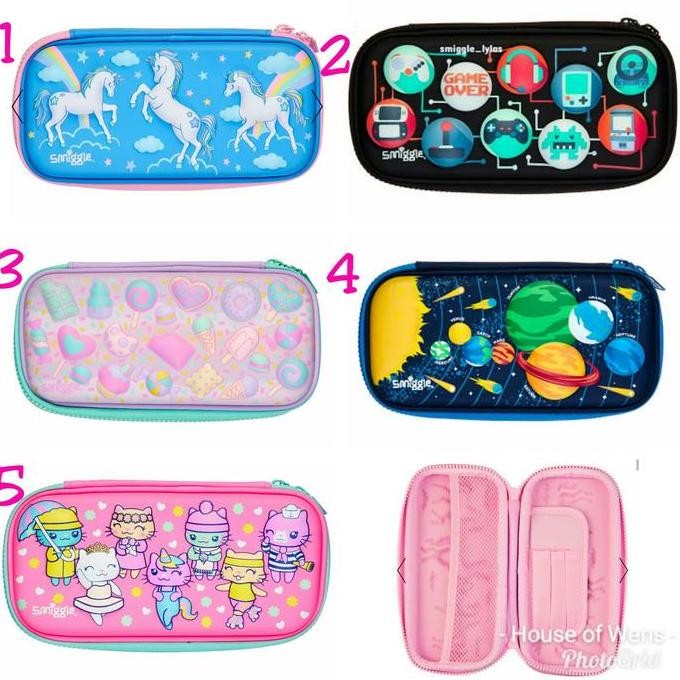 

Smiggle Wonderous Hardtop Pencil Case - Tempat Pensil Smiggle New Stok