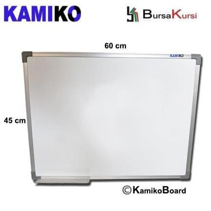 

Whiteboard Kamiko Magnetic Gantung Ukuran 45 X 60 Cm New Stok