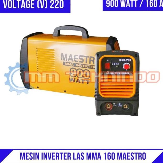 ready  Maestro - Mesin Las Inverter MMA 160 AMPERE - 900 WATT