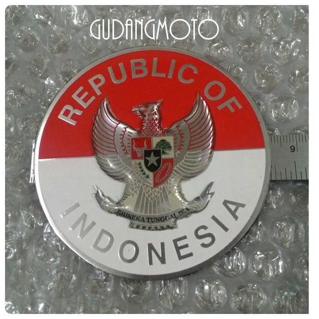 Vespa Sticker Metal Burung Garuda Congo 60s