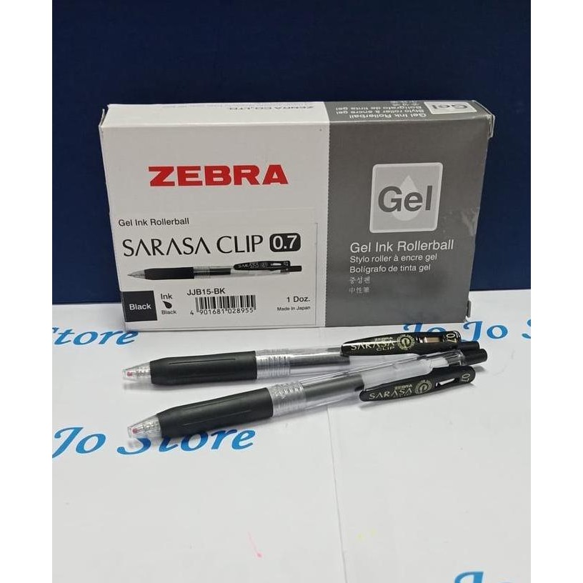

Pen Zebra Gel Sarasa 0.7 Mm Hitam-Biru (Harga Perlusin) New Stok