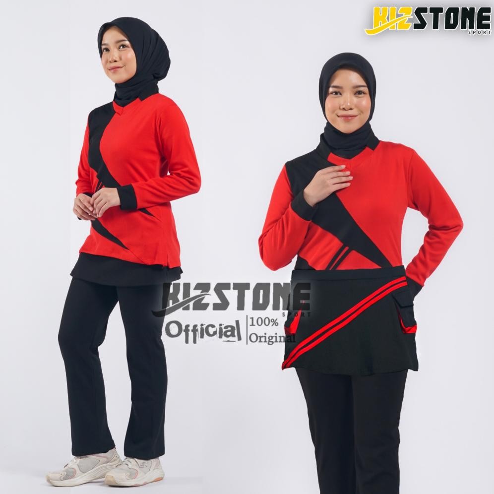 Setelan Baju Olahraga Wanita / Setelan Baju Senam Wanita / Setelan Baju Senam Muslimah