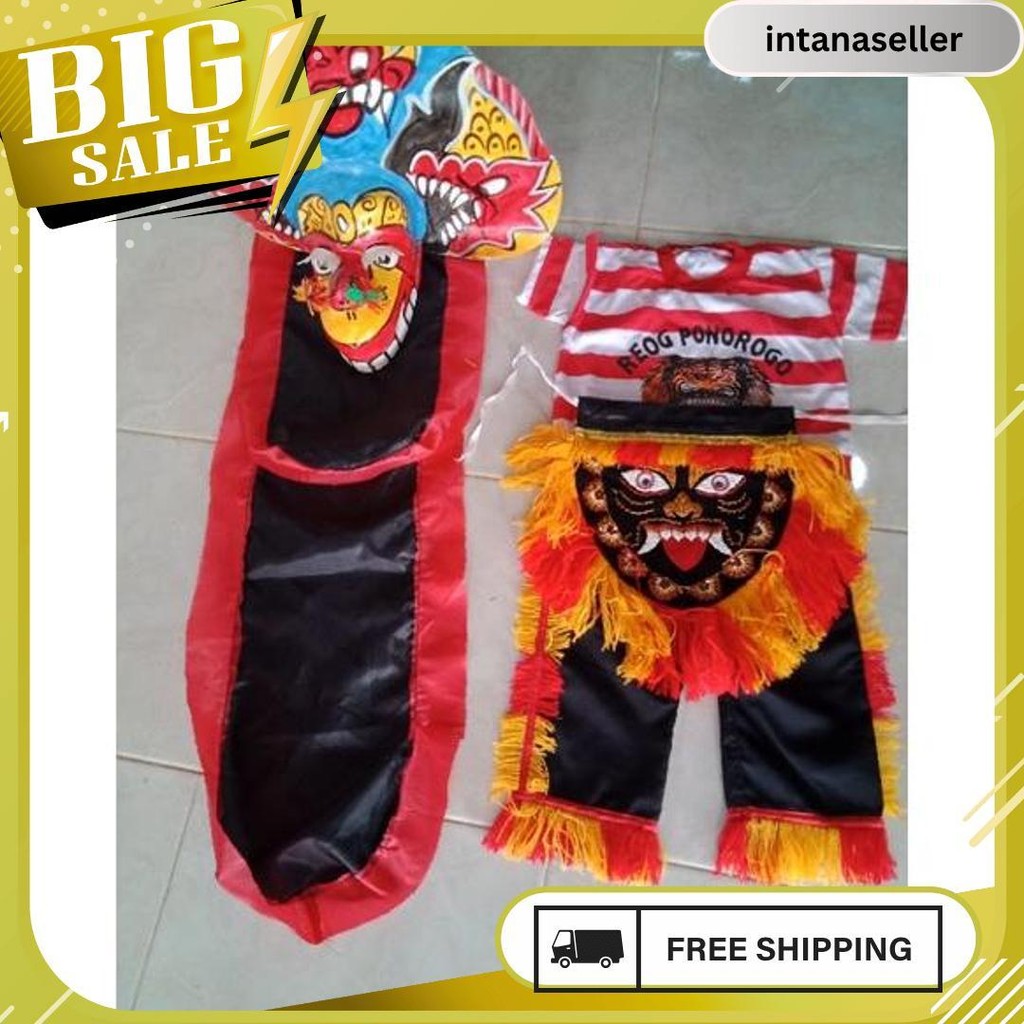 Pake Barongan Anak Dan Baju . Baju Barongan Anak Murah. Barongan Anak. Barongan Murah. Baju Reog. Ba
