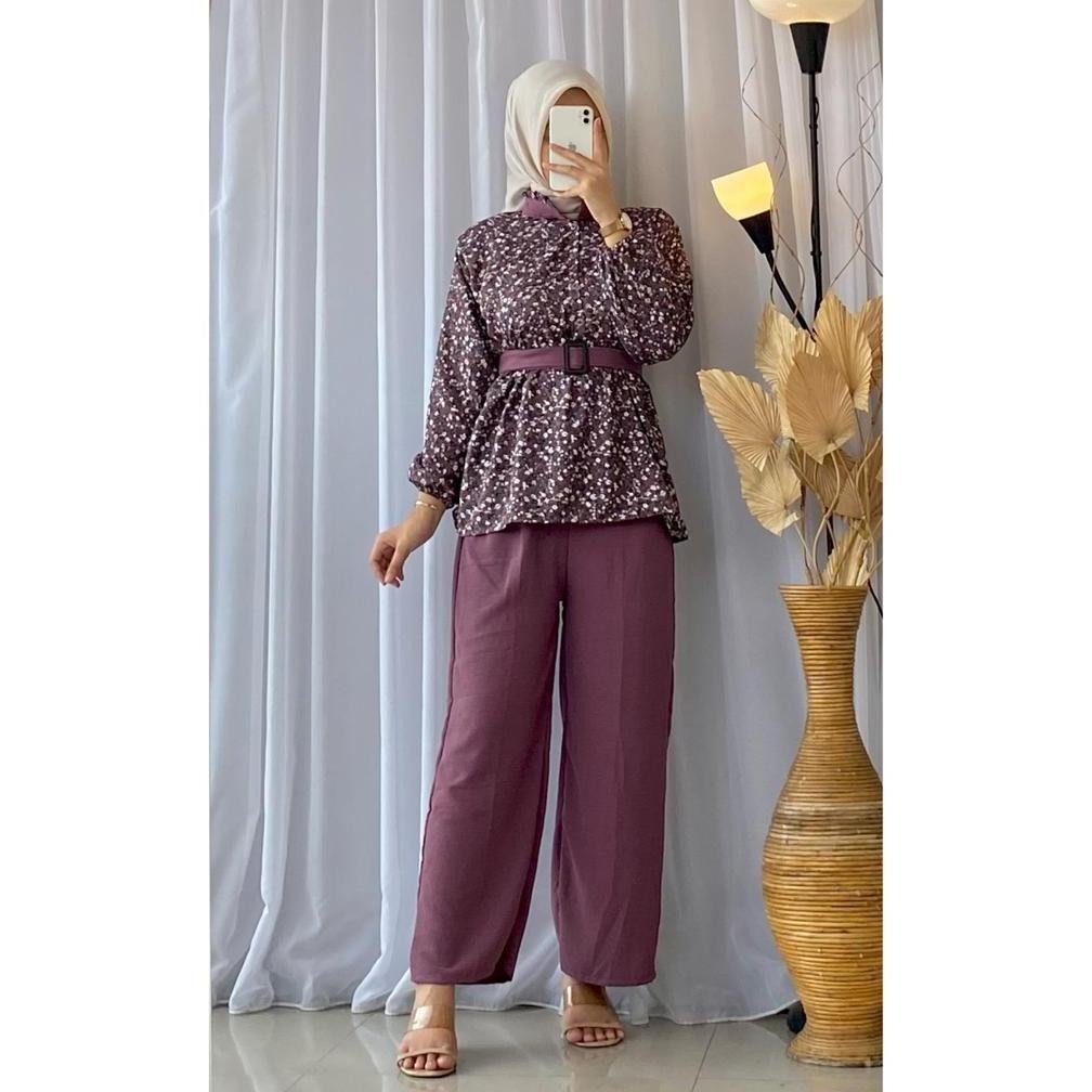 Kanza Shakila Mix One Set Crinkle Airflow Setcel Lebaran 2023