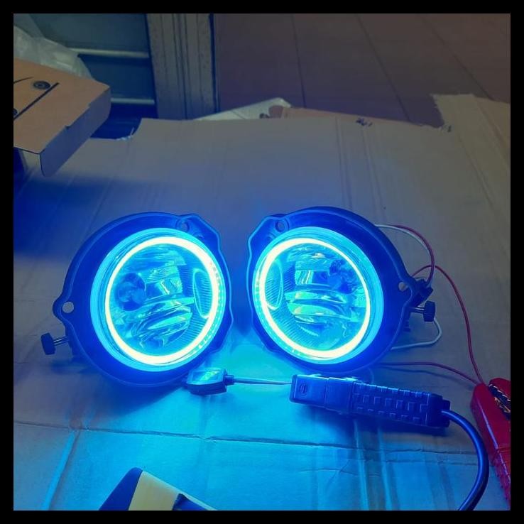 TERBARU FOG LAMP ALL NEW AVANZA MODEL LED WARNA BIRU 2012-ON