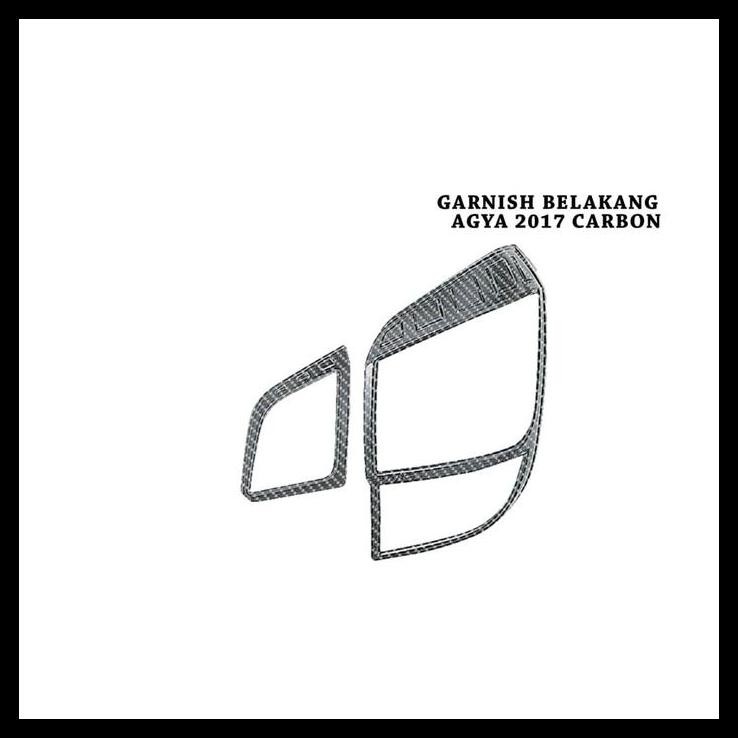 TERMURAH GARNISH BELAKANG AGYA CARBON 2017