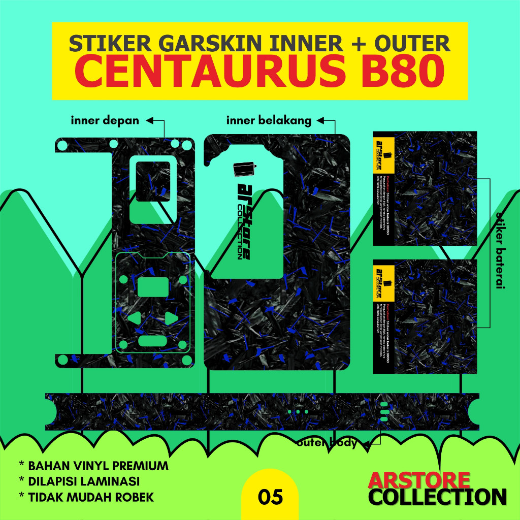 

Get2pcs Stiker Label Centa B80 005 Garskin Casing Motif Dan Bisa Custom Bayar Ditempat