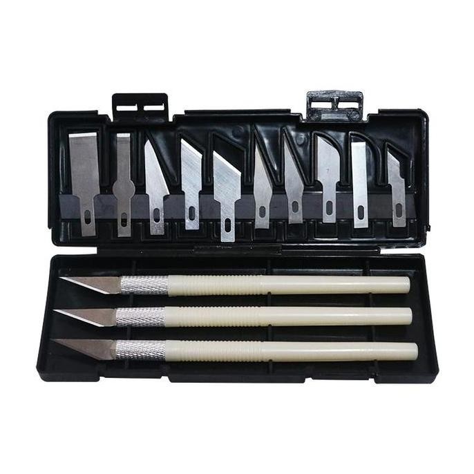 

Eelic Aup-Ka13P Alat Ukir Pahat Kayu Pisau Ic Acrylic 13 Set Precision