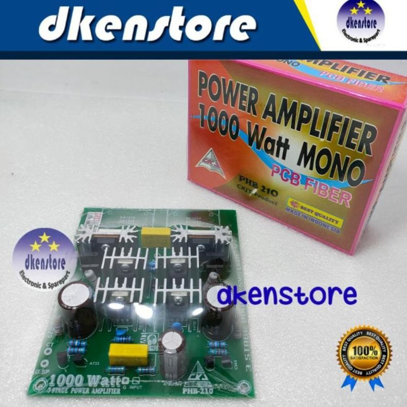 Kit Power PHB210 1000 watt Mono Pcb Fiber CKJ phb 210 1000w DiM