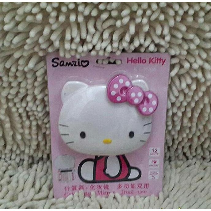 

Kalkulator Cermin mirror kaca lipat HELLO KITTY 12digit trendy NS